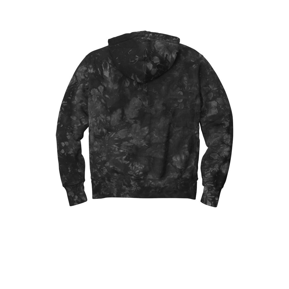 Champion Men's Reverse Weave Scrunch-Dye Tie-Dye Hooded Classic Look Sweatshirt
