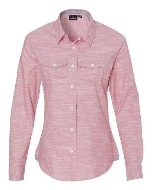 Women's Textured Solid Long Sleeve Shirt
