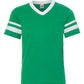 Youth V-Neck Jersey with Striped Sleeves