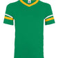 Youth V-Neck Jersey with Striped Sleeves