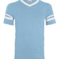 Youth V-Neck Jersey with Striped Sleeves