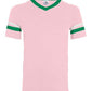 Youth V-Neck Jersey with Striped Sleeves