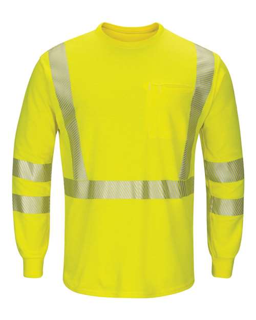 Hi-Visibility Lightweight Long Sleeve T-Shirt - Long Sizes