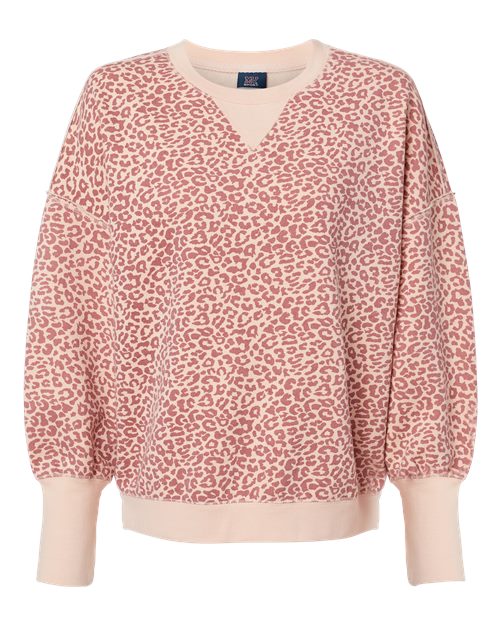 Women's Sueded Fleece Crewneck Sweatshirt